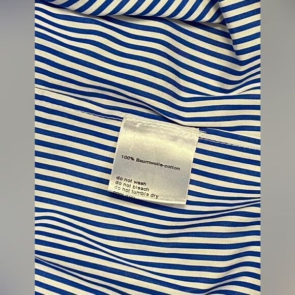 Akris Punto Striped Blouse size 6 - Picture 8 of 9